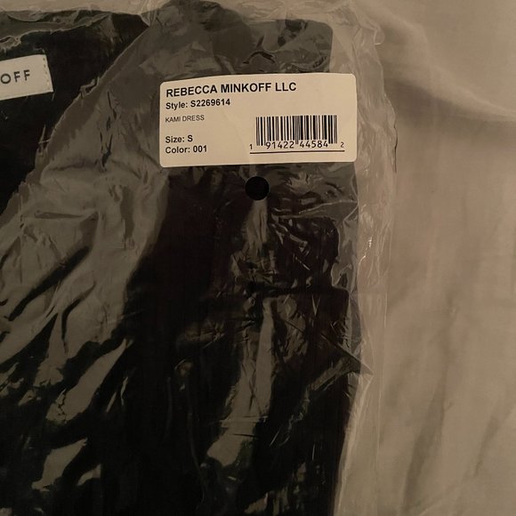 BLACK REBECCA MINKOFF KAMI DRESS - Picture 4 of 4